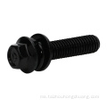 Black Carbon Steel Hex Flange Bolt